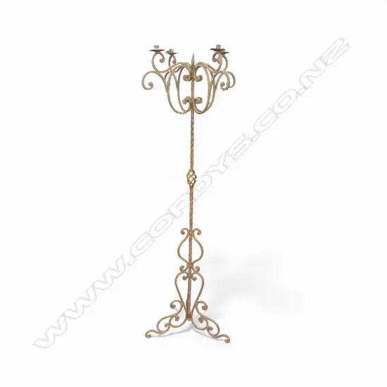 WROUGHT IRON CANDLESTICK H.1760mm