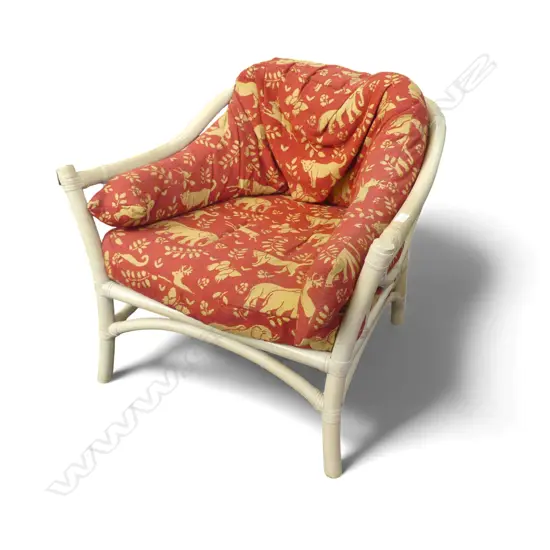 ARMCHAIR, CANED FRAME