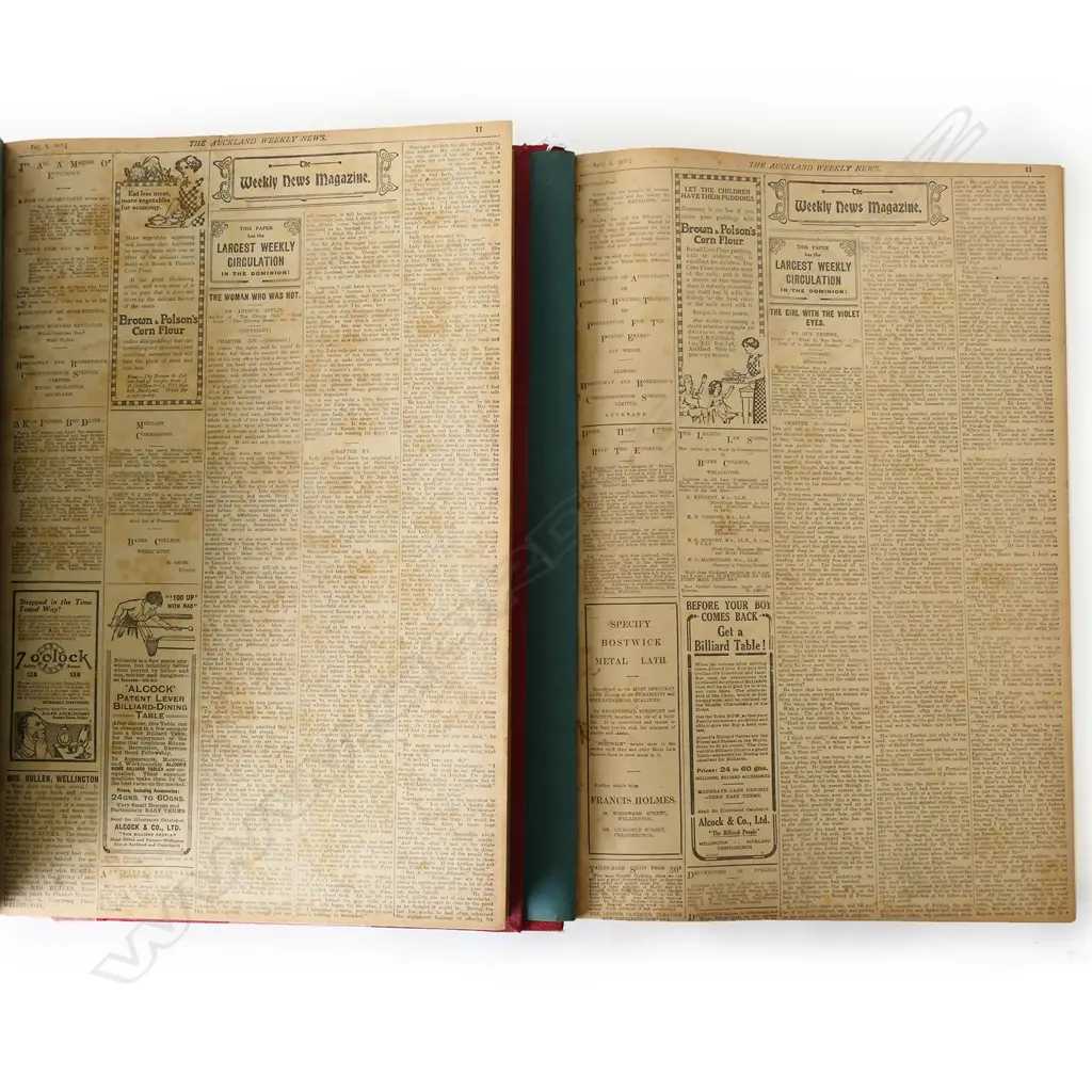 THE AUCKLAND WEEKLY NEWS 1917 VOLS. II & III Image 1++