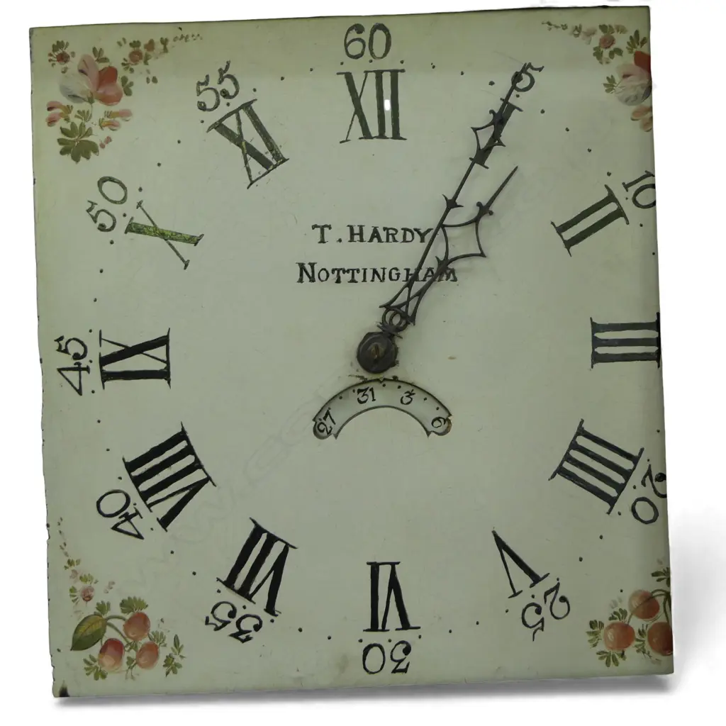 ANTIQUE OAK LONG CASE CLOCK, T. HARDY NOTTINGHAM 455x230x2100m Image 1++