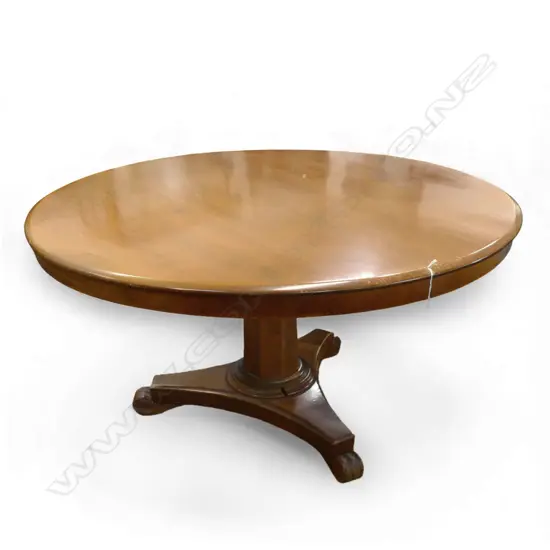 VICT KAURI PEDESTAL CIRCULAR DINNING TABLE H750 DIA1280MM