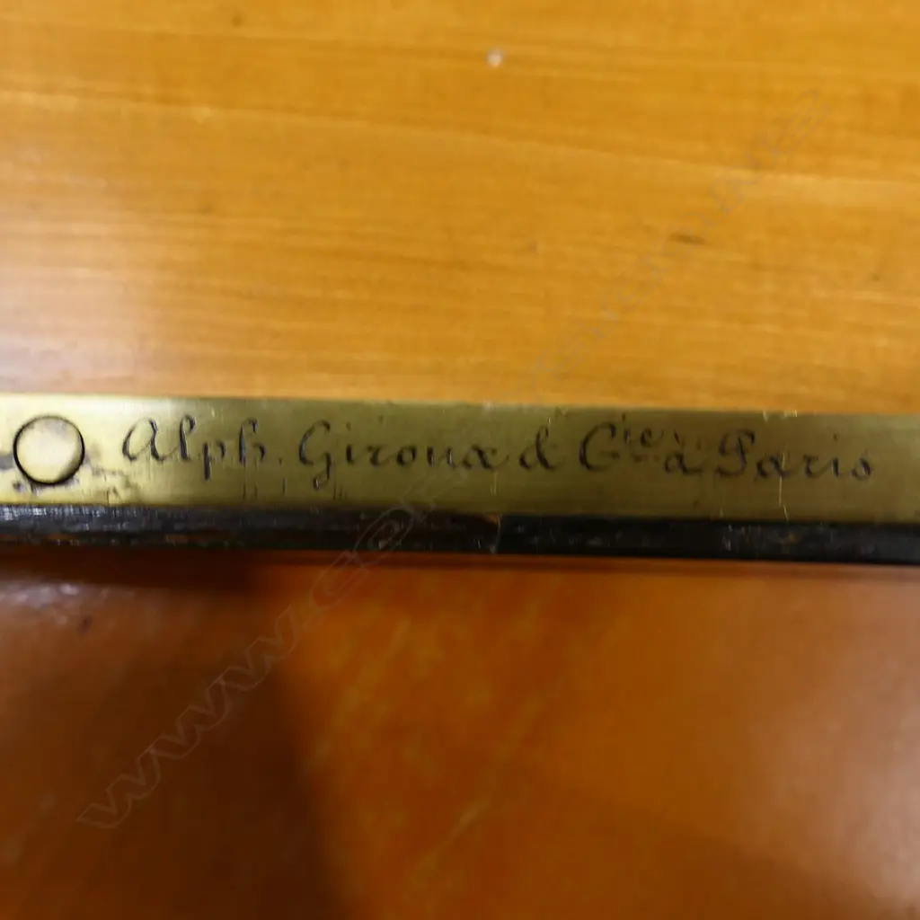2 ANTIQUE WRITING SLOPES,  ALPHONSE GIROUX (signed) + 1 OTHER - REQUIRES ATTENTION Image 1++