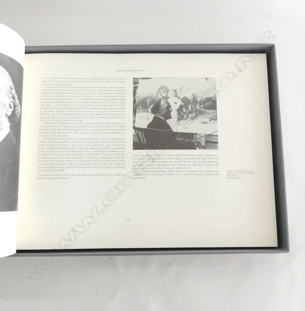 THE LIFE & ART OF WILLIAM STRUTT by HEATHER CURNOW, Ed.1202/1500, CASED Image 1++