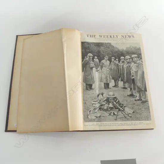 BOOK BOUND THE AUCKLAND WEEKLY NEWS WWII 1940-1941