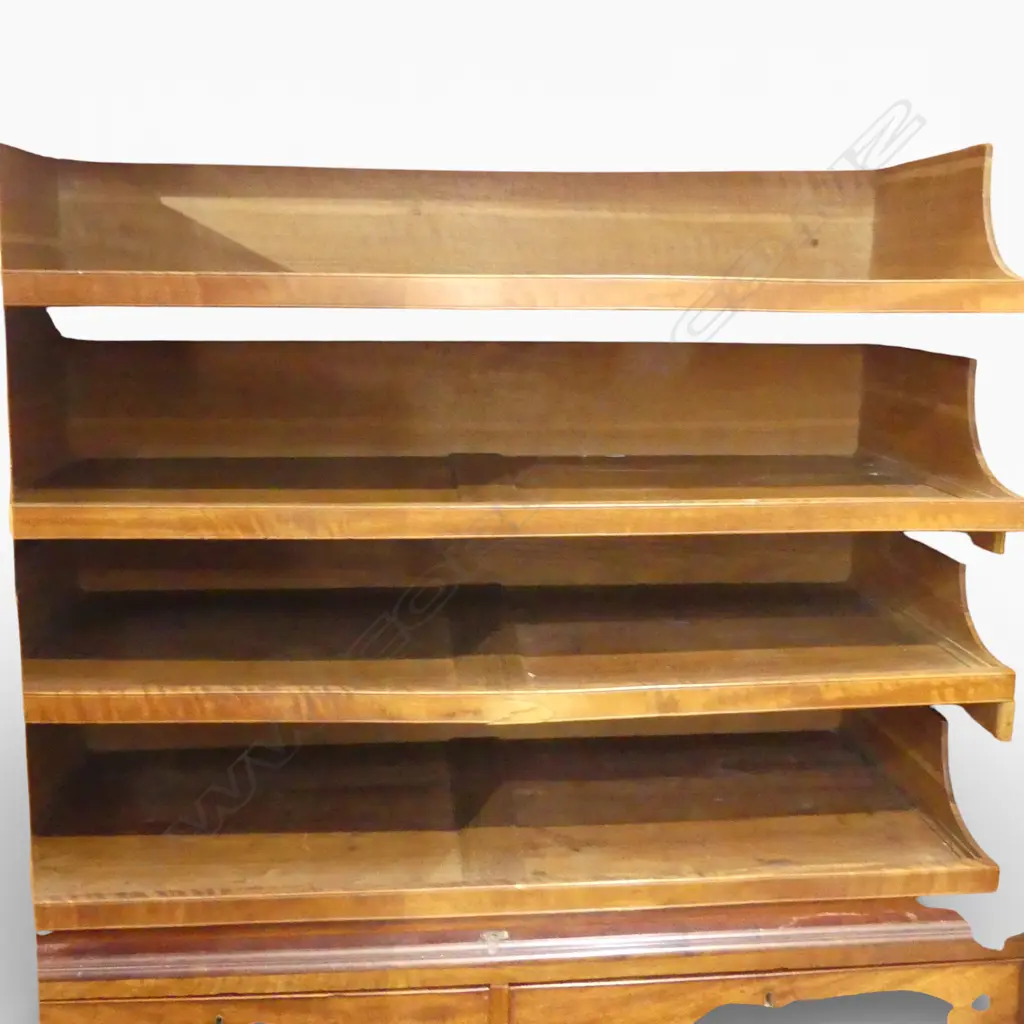 EDWARDIAN MAHOGANY LINEN PRESS, TWO-PART, 1310 x 610 x 2140mm Image 1++