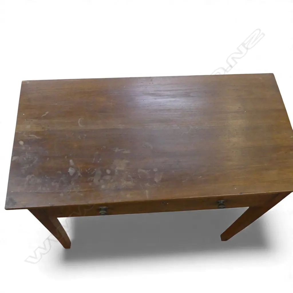 MAHOGANY HALL TABLE w. 1 DRAWER 915x465x760mm Image 1++