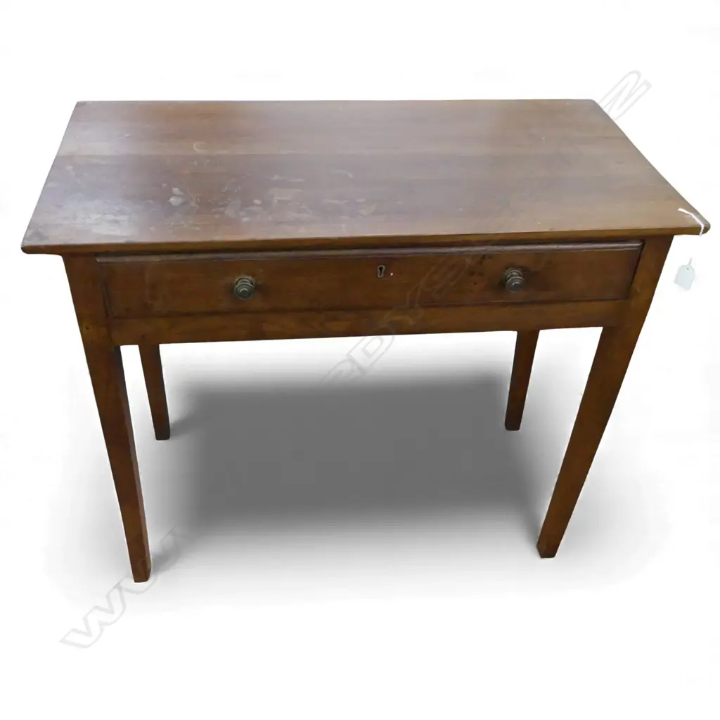 MAHOGANY HALL TABLE w. 1 DRAWER 915x465x760mm Image 1++