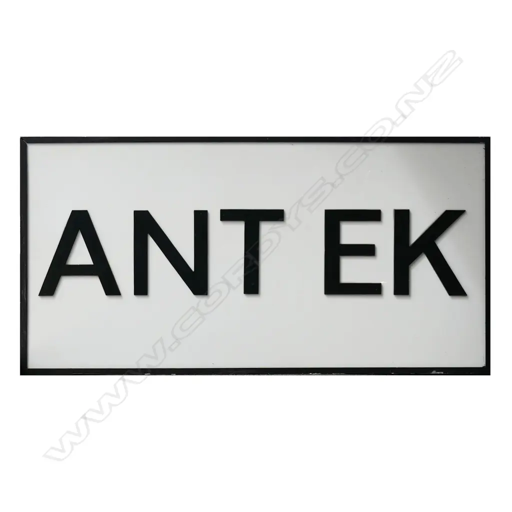 POLISH ANTIQUE LED SIGN 1075x175x555mm (letter 'I' missing to one side) Image 1++