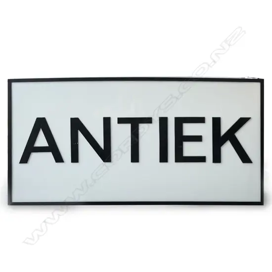 POLISH ANTIQUE LED SIGN 1075x175x555mm (letter 'I' missing to one side)