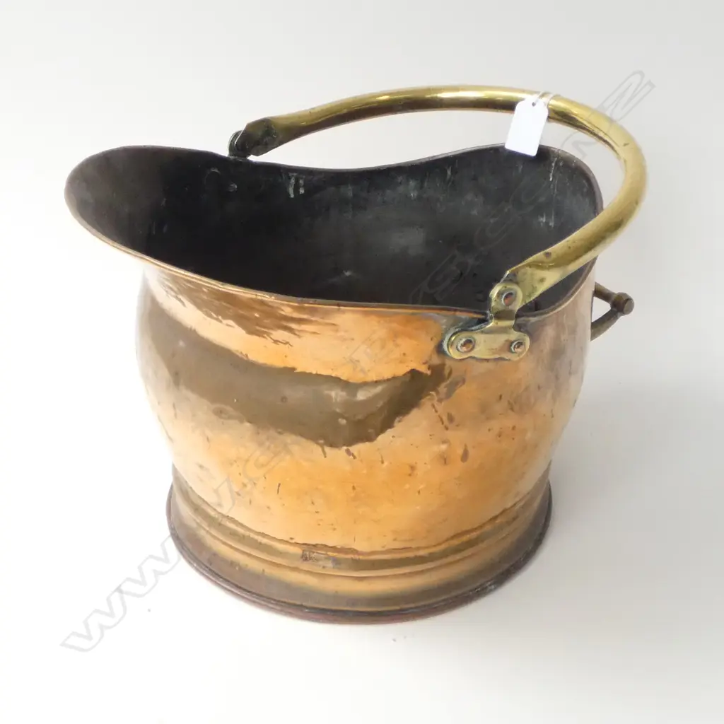 COPPER COAL BUCKET H.225mm Image 1++