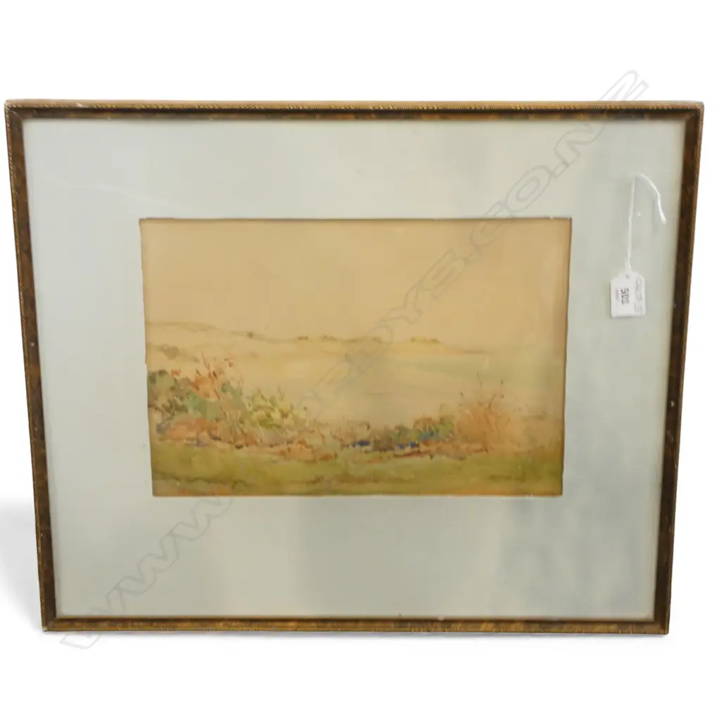 BIRCHNELL DELPH W/C COLASTAL SCENE slight fading 220 x 300mm Image 1++