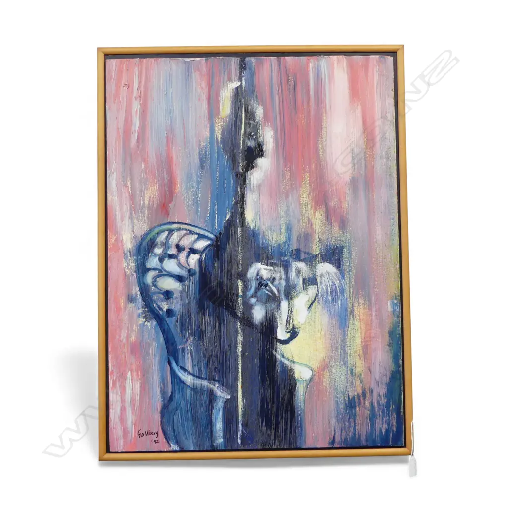 SUZANNE GOLDBERG, UNTITLED, OIL ON BOARD 730x540mm SIGNED & DATED '94 Image 1++