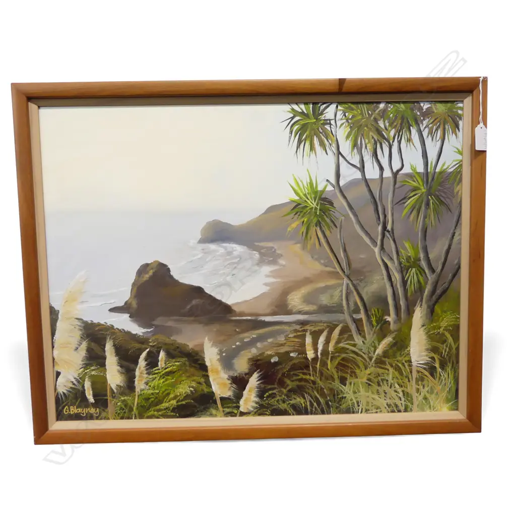 G. BLAYNEY, PIHA, ACRYLIC ON BOARD 450x650mm Image 1++