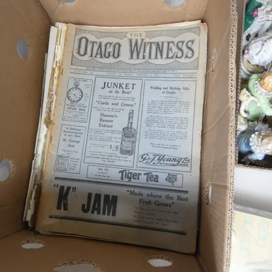 ASST. EARLY 20thC N.Z. NEWSPAPERS, WEEKLY NEWS; N.Z. FROM AIR, OTAGO WITNESS, etc