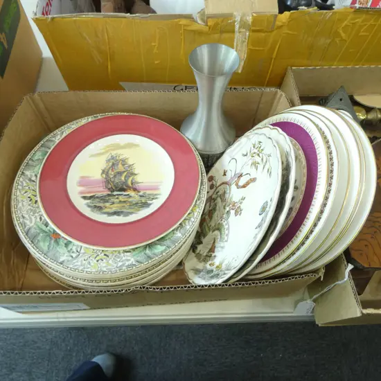 ASST. CABINET CHINA PLATES etc