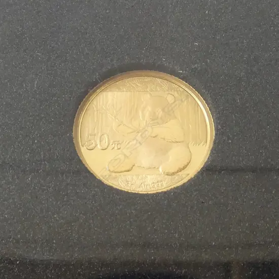 2017 CHINESE GOLD PANDA COIN, .999 fine gold, 3gm