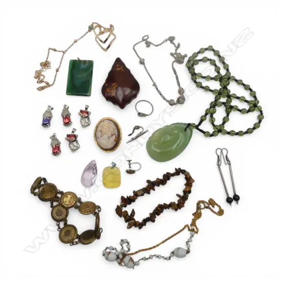 ASST. GEM + COSTUME JEWELLERY etc