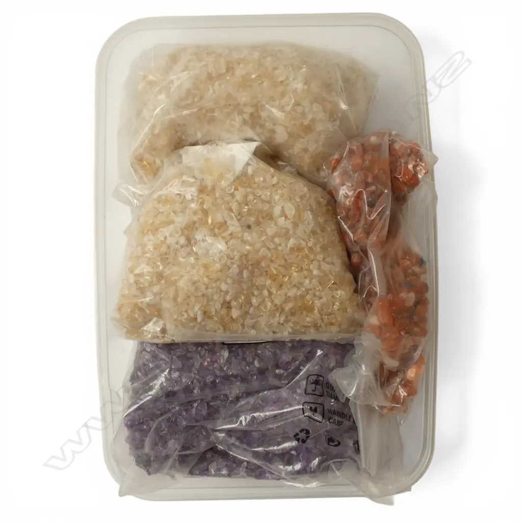 BULK AMETHYST, CITRINE & AGATE CHIP Image 1++