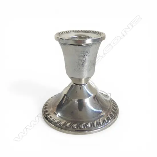 STG SILVER DUCHIN CREATION STERLING WEIGHTED CANDLESTICK 117gms
