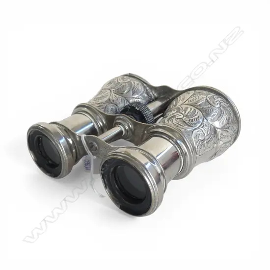 PR BINOCULARS part prism housing STG SILVER, hallmarked BIRMINGHAM 1890