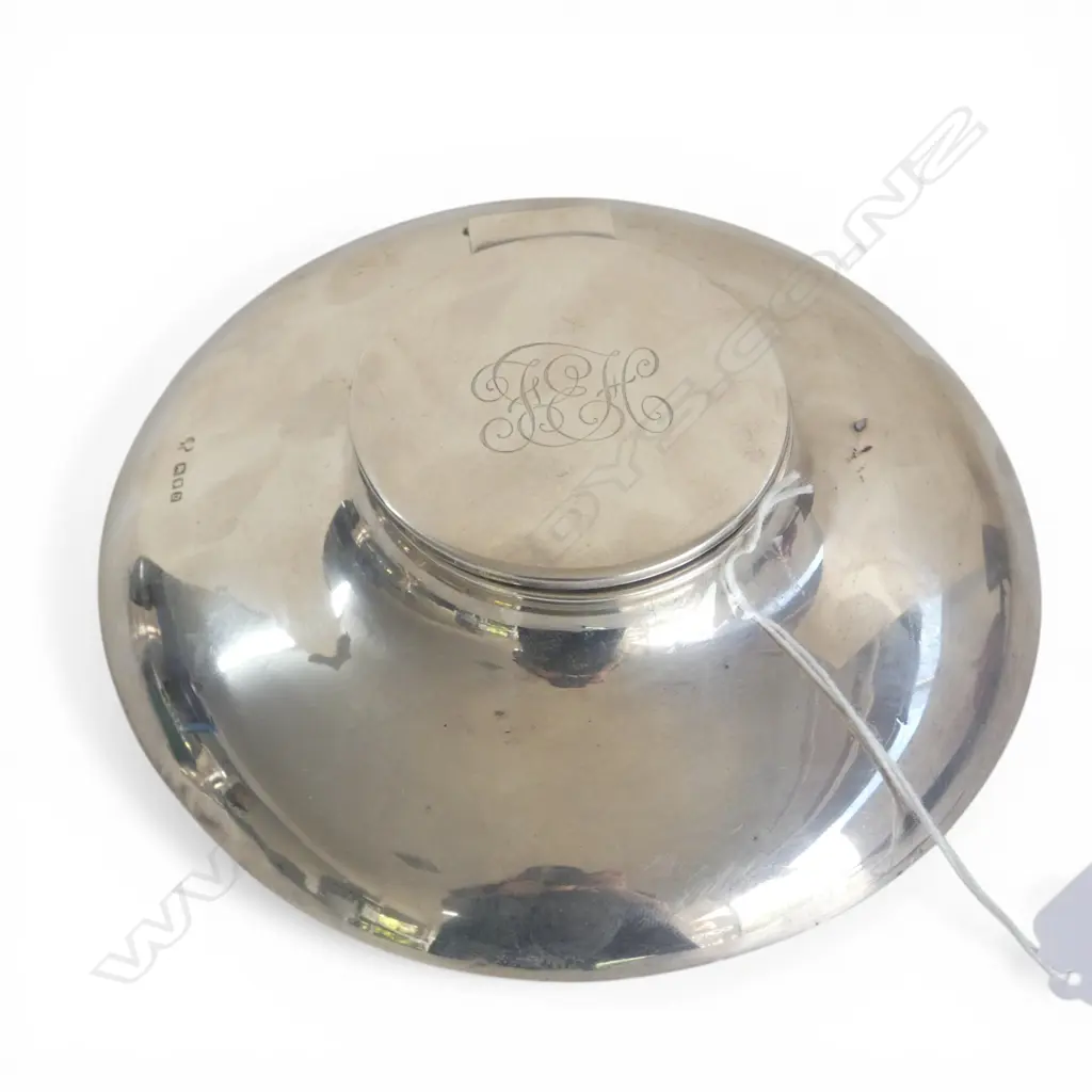 STG SILVER INKWELL, CHARLES BOYTON & SON LTD, LONDON 1929 weighted Image 1++