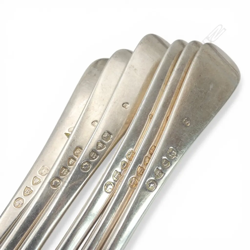 SET OF 6 VICT 3 PRONGED DINNER FORKS 443GMS Image 1++