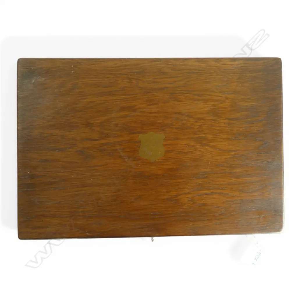 JAYS BRIGHTON CANTEEN OF STG SILVER & IVORY PART FISH CUTLERY, 14PCE, with key, APPROX. 458gms TW  Image 1++