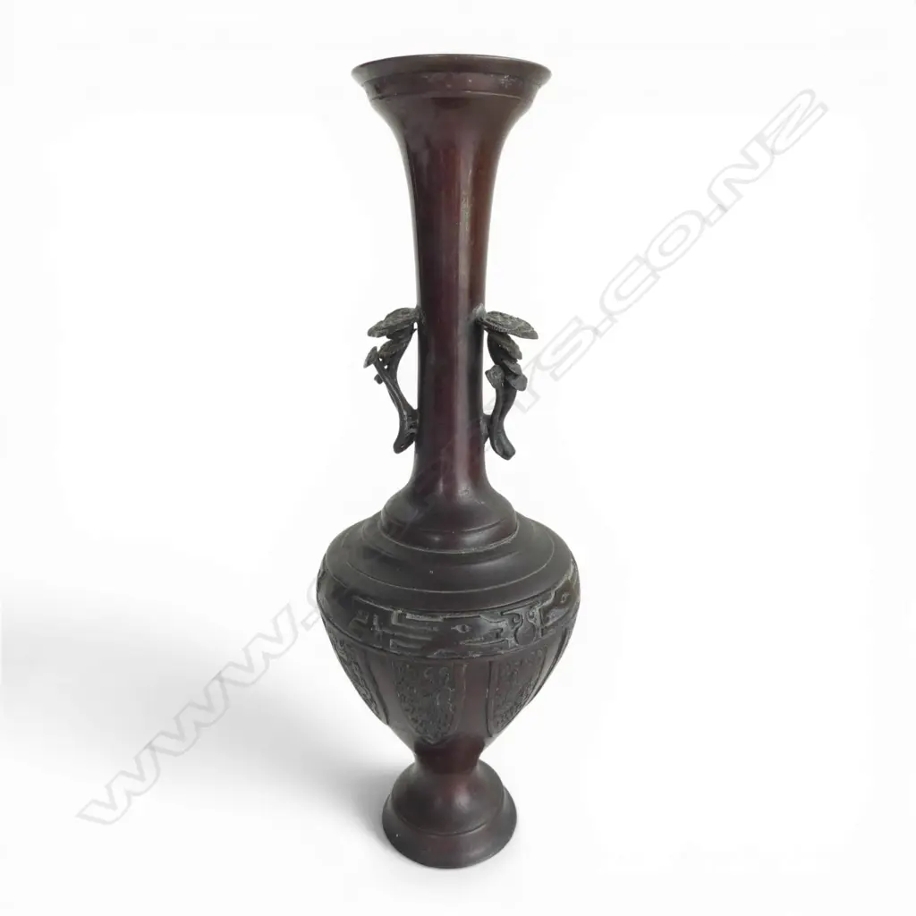 CHINESE BRONZE VASE H.255mm Image 1++