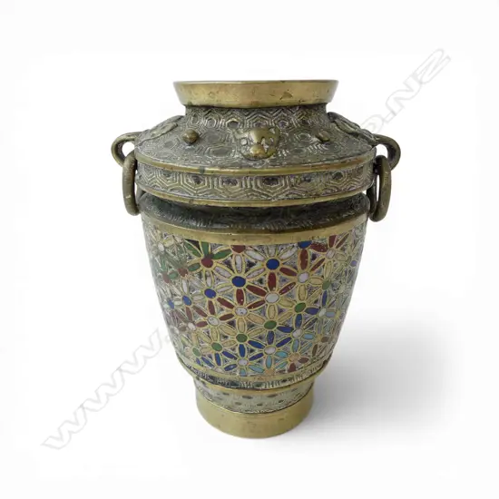 CLOISONNE VASE H.150mm