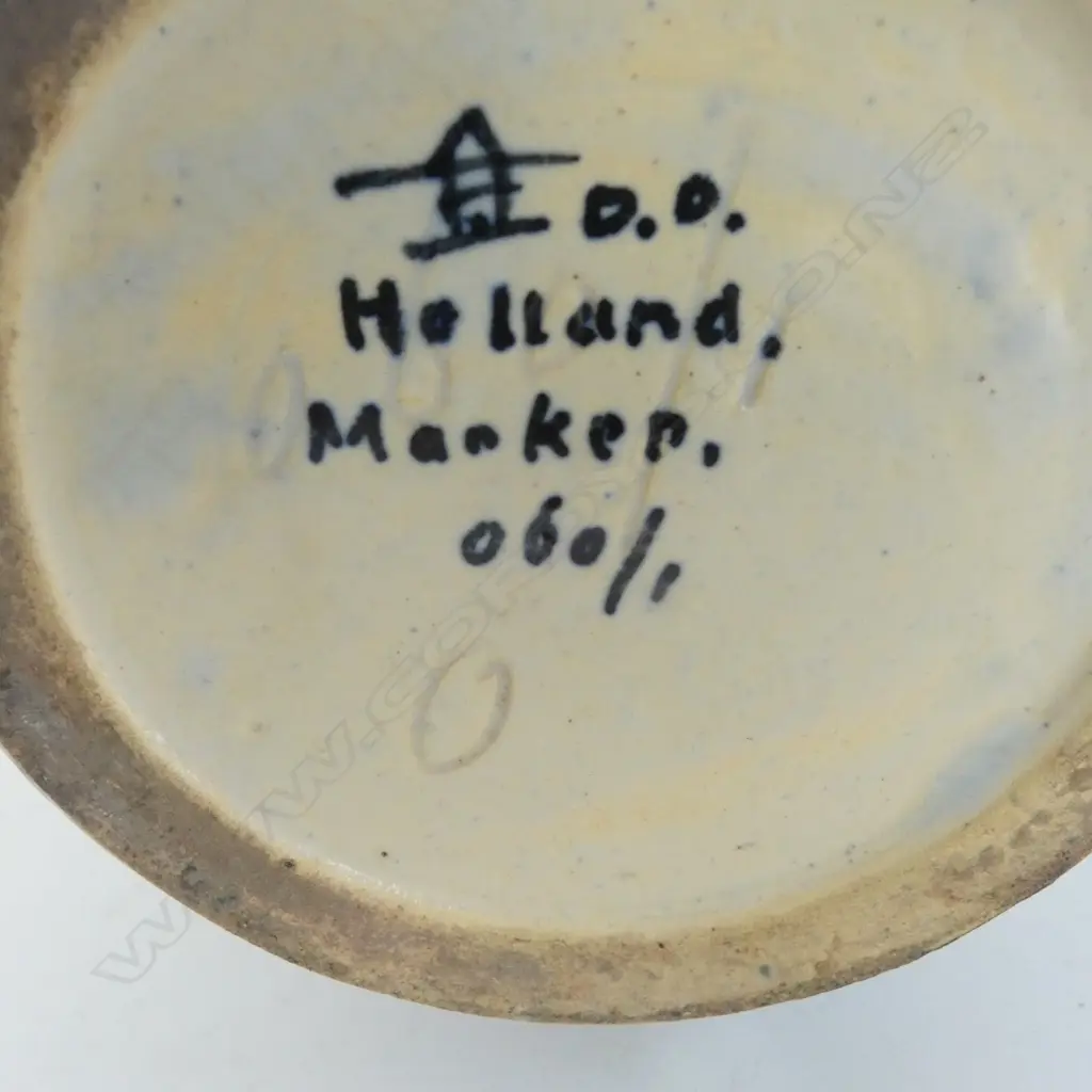 3 PCES DUTCH GOUDA POTTERY Dia.250mm Image 1++