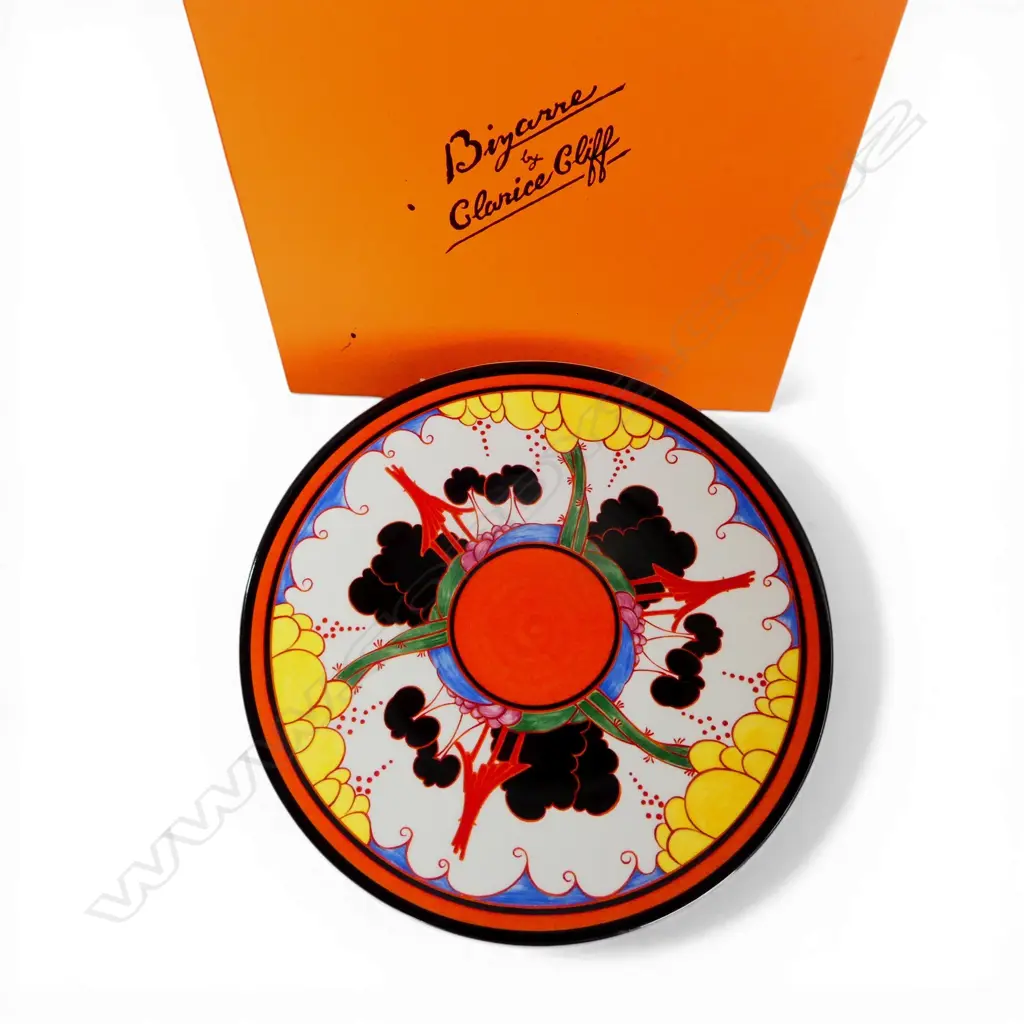 BOXED BIYANNE BY CLARICE CLIFF CHARGER FOR WEDGWOOD Dia.315mm Image 1++
