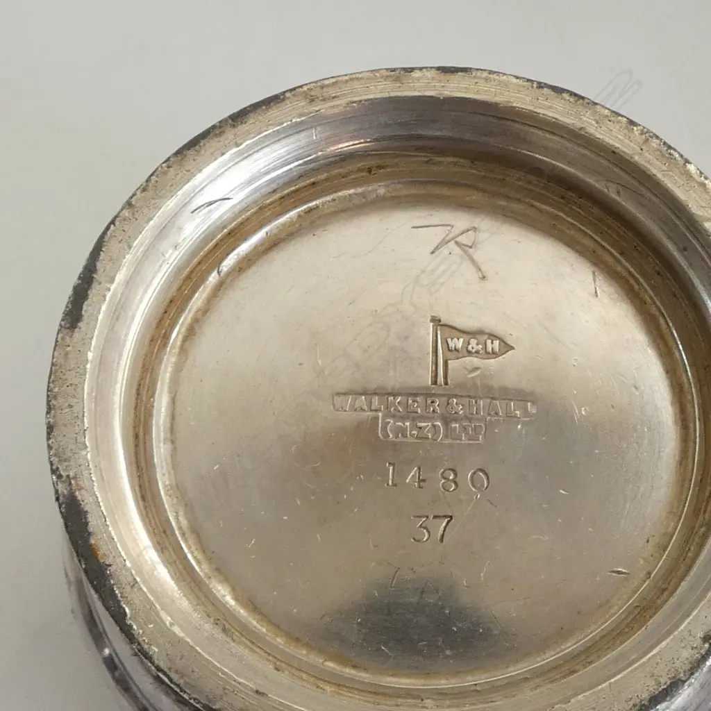 ENGLISH EP CRUET SET and other asst. cut crystal bottles etc, one w. stg silver cap Image 1++