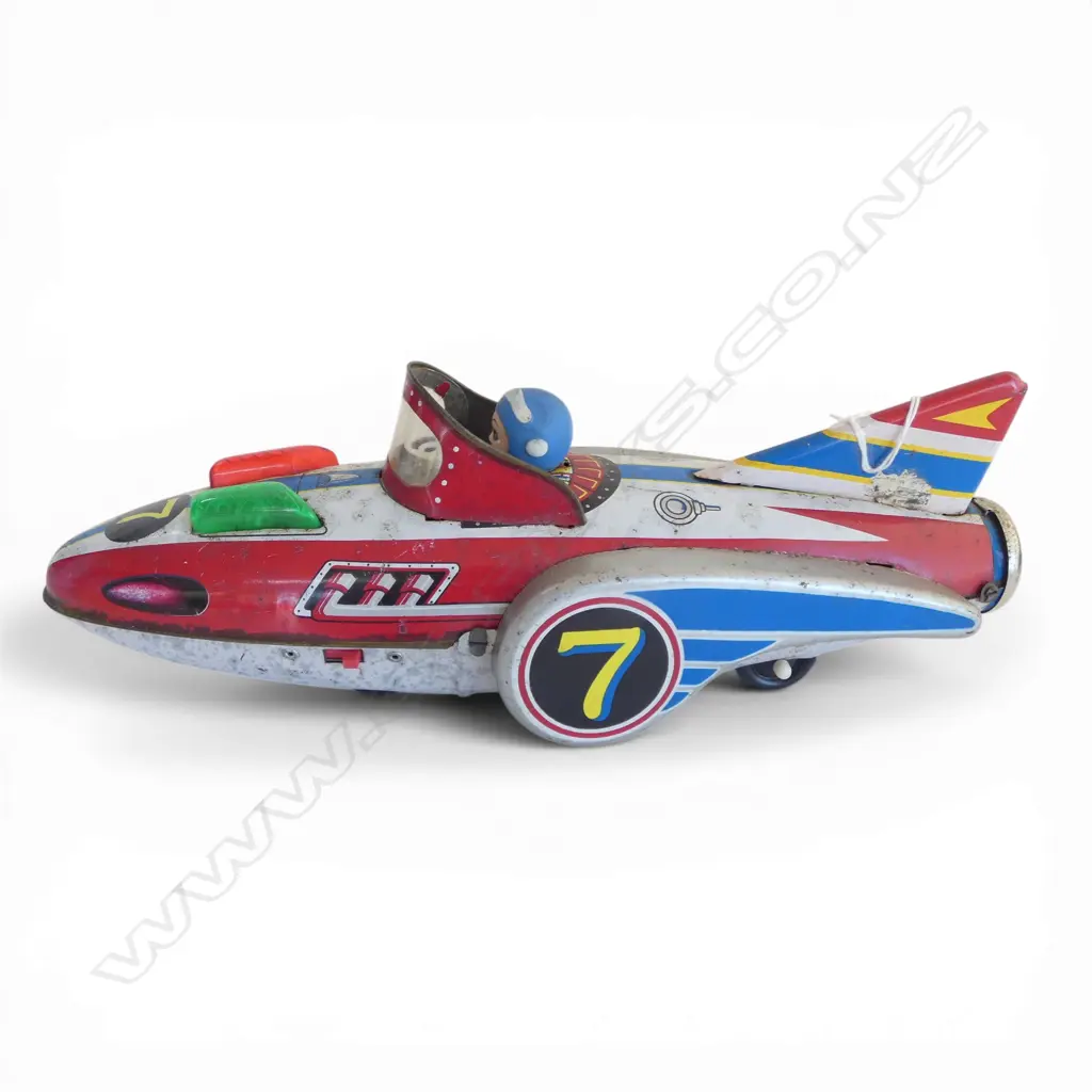 VINTAGE TINPLATE TOY SPACE CRAFT Image 1++