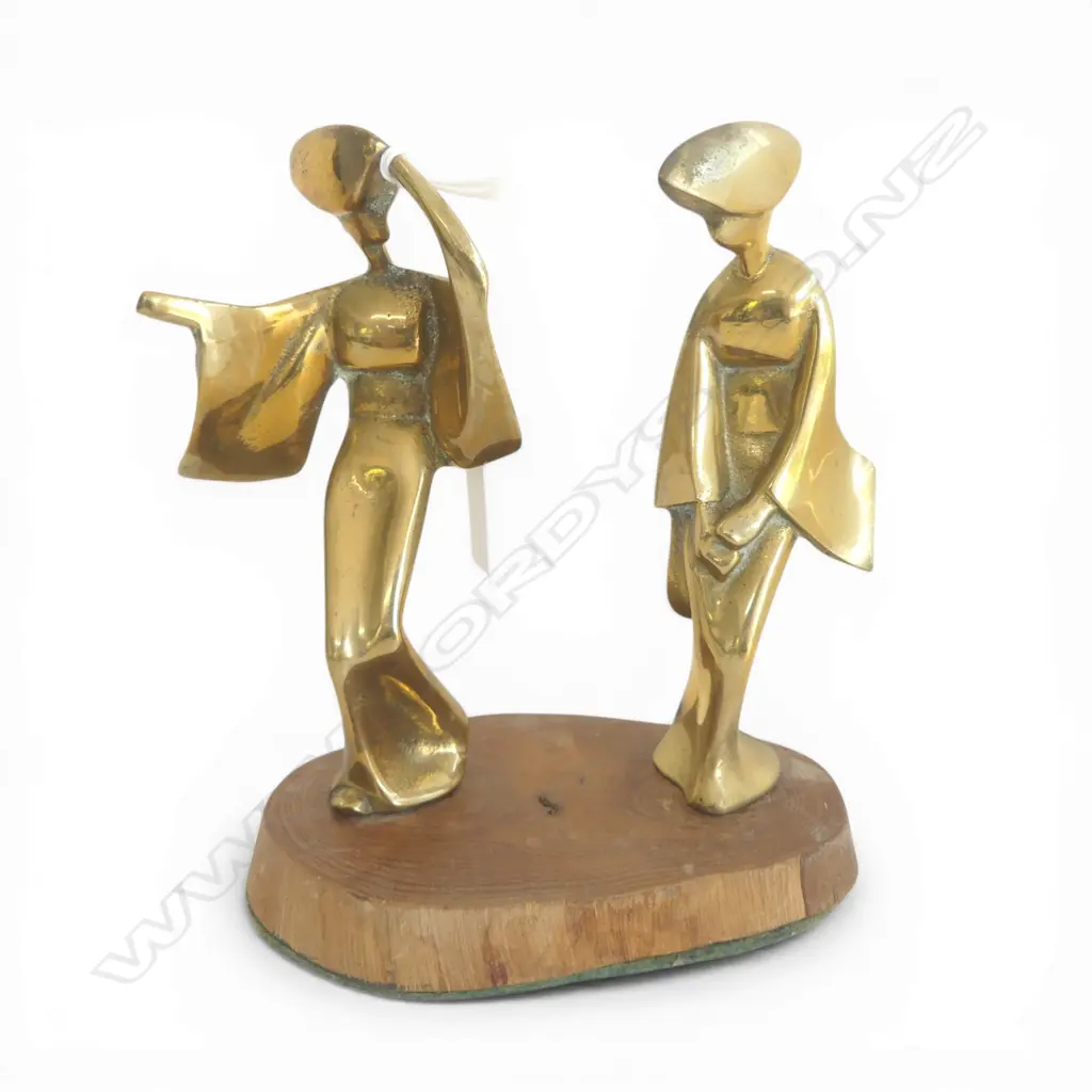 PR BRASS MOUNTED DANCING GEISHA H.200mm Image 1++