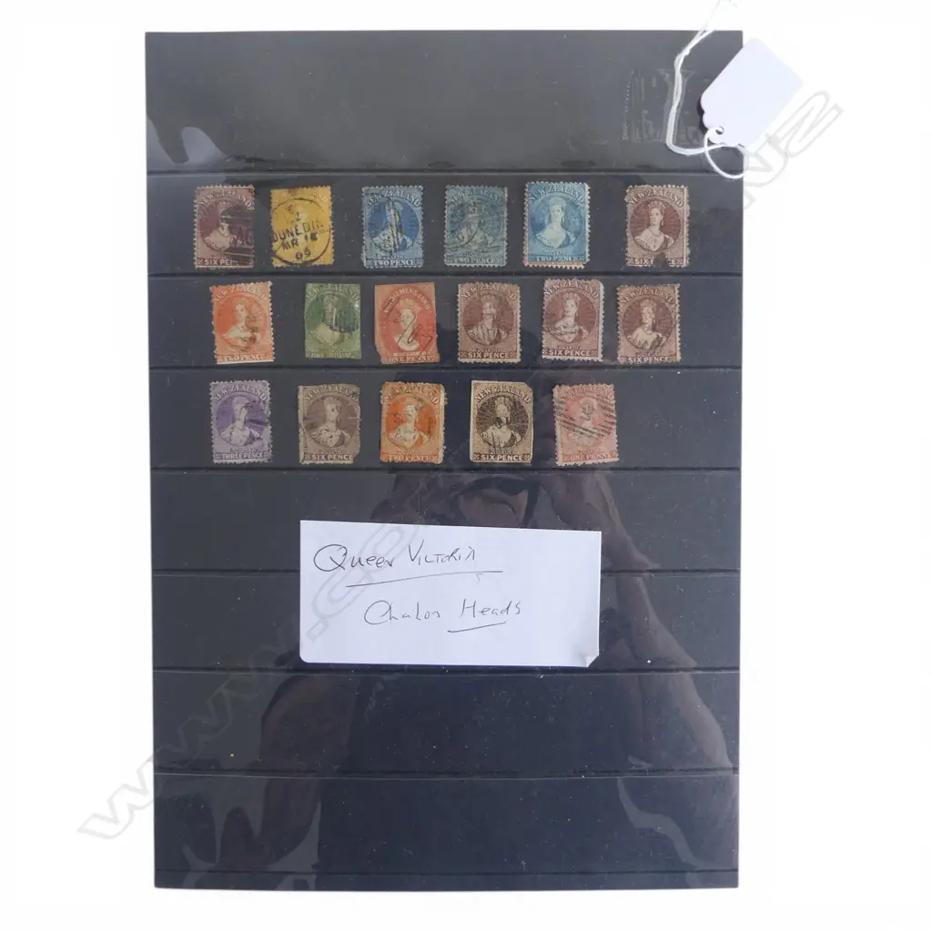 17 QUEEN VICTORIA CHALON HEAD STAMPS Image 1++