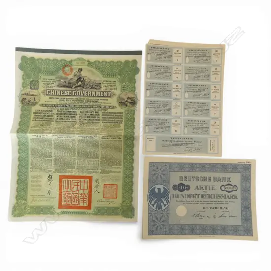 ASST. VINTAGE GERMAN BANK NOTES