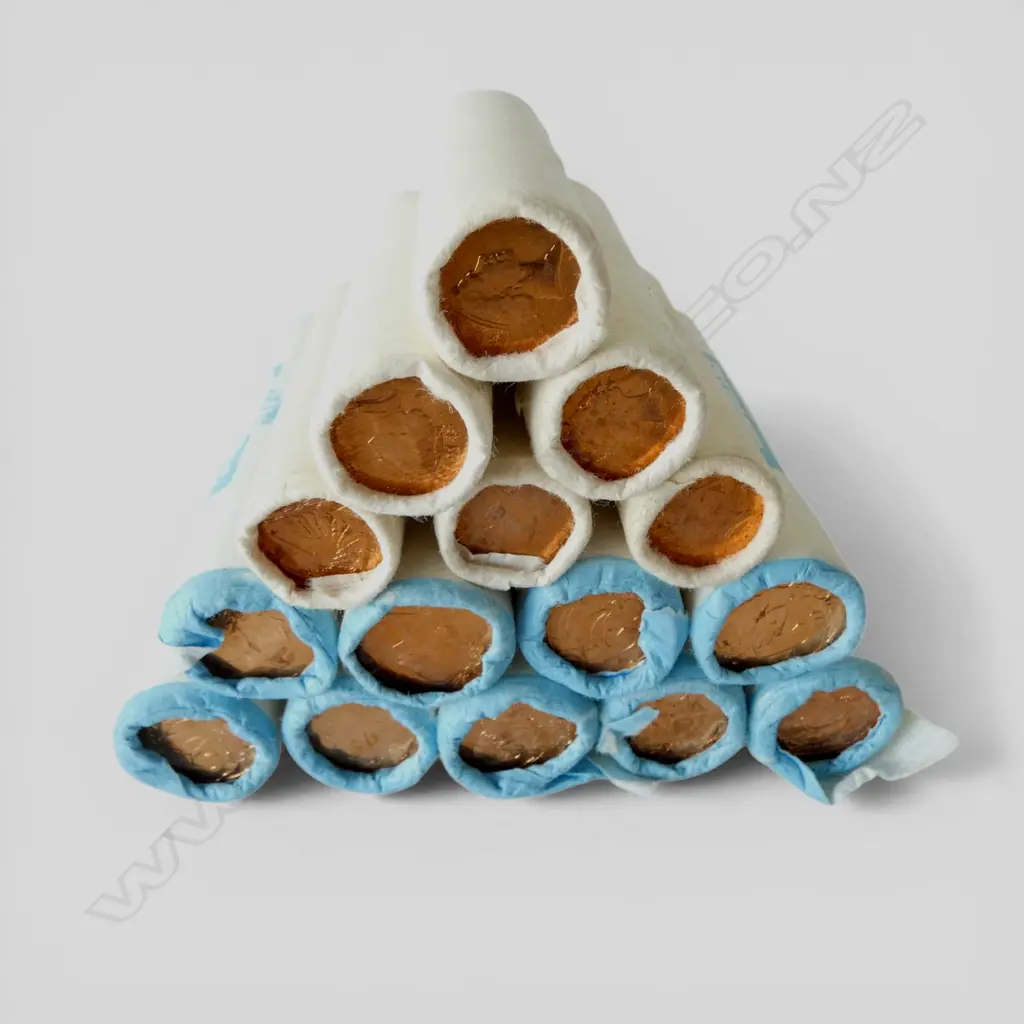 ANZ CLOTH BAG + ASST. COIN ROLLS Image 1++