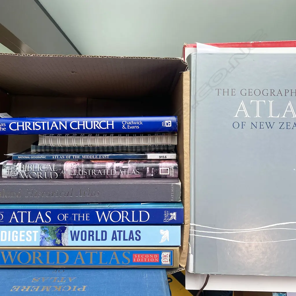 *THE FOLLOWING 25 LOTS ARE PART OF THE BROWNSON BOOK COLLECTION*  ATLASES, 11 VOLS... Image 1++
