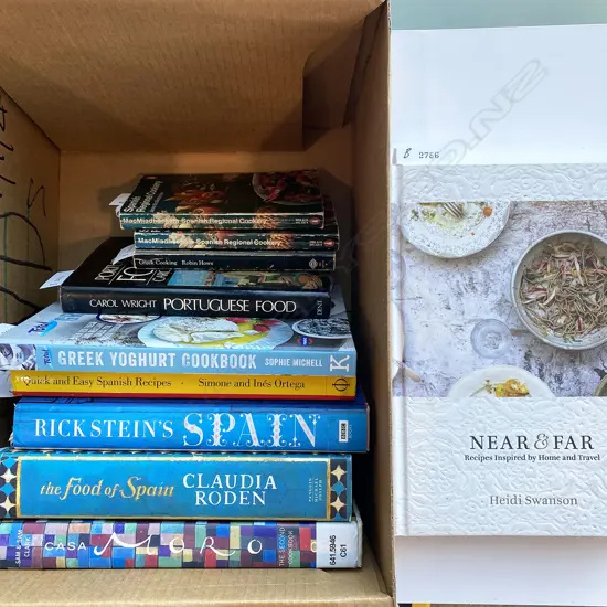 SPANISH, PORTUGUESE AND GREEK COOKERY, 10 VOLS: CLAUDIA RODEN, SAM & SAM CLARK, RICK STEIN