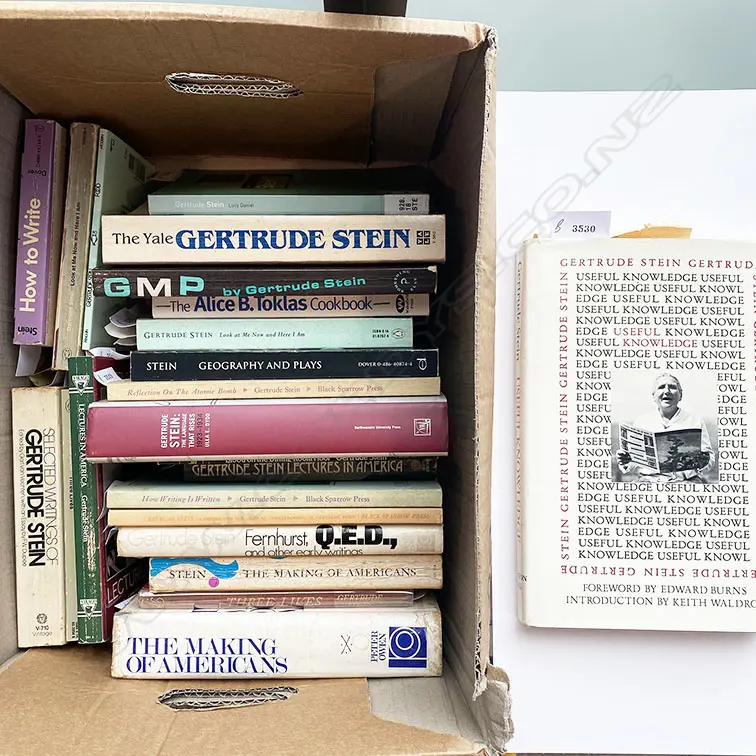 GERTRUDE STEIN, 23 VOLS... Image 1++