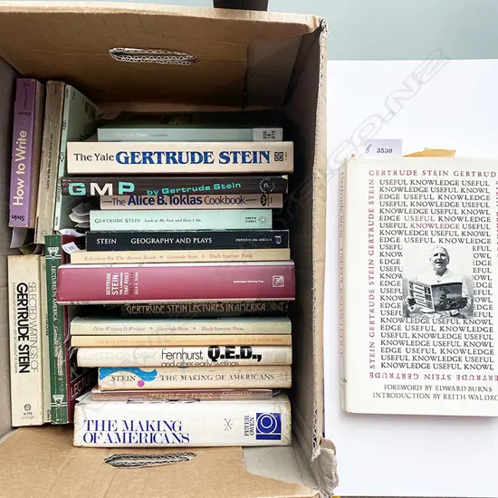 GERTRUDE STEIN, 23 VOLS...