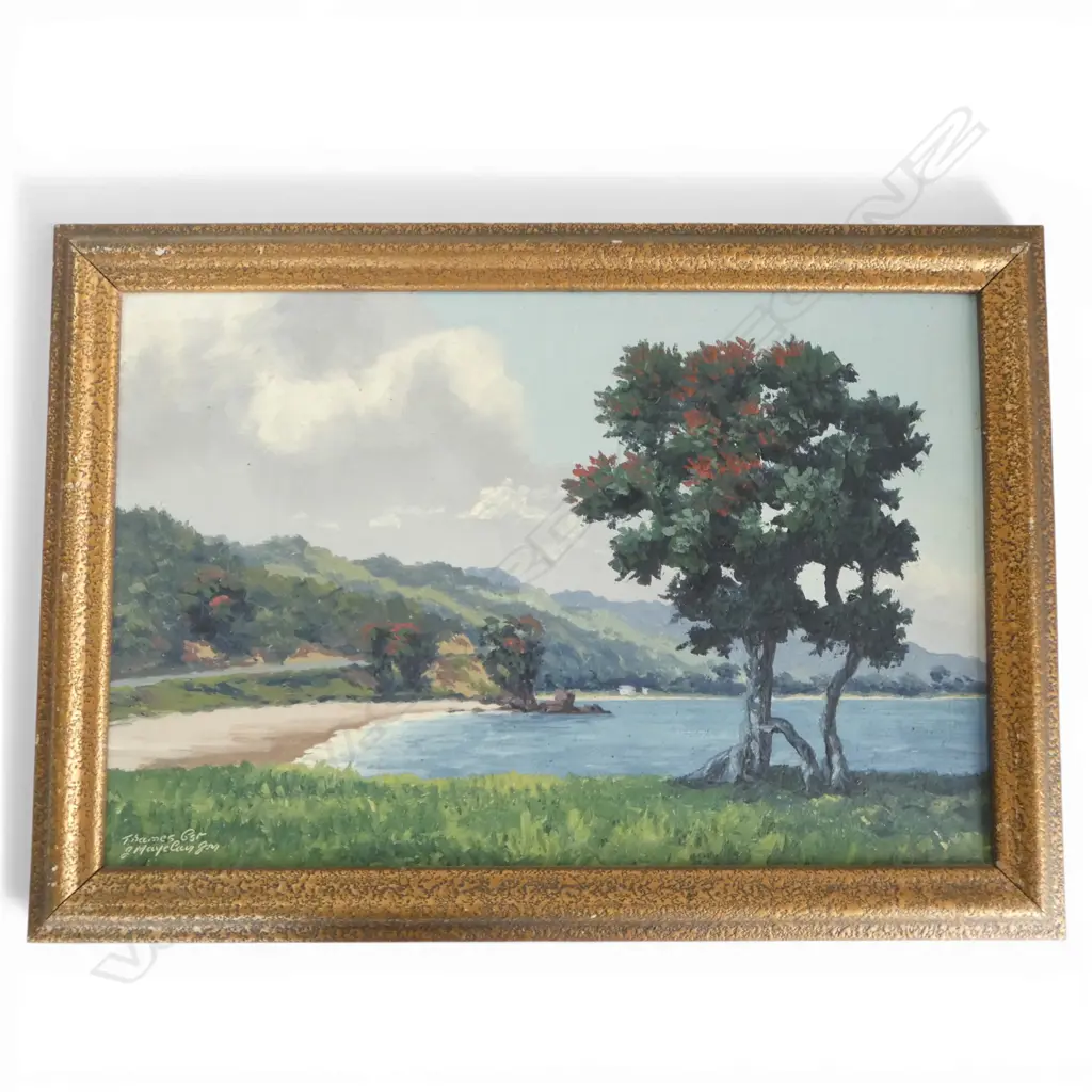 J. R. MAYCLAIR JNR., THAMES BAY, OIL ON BOARD, 290x440mmmm Image 1++