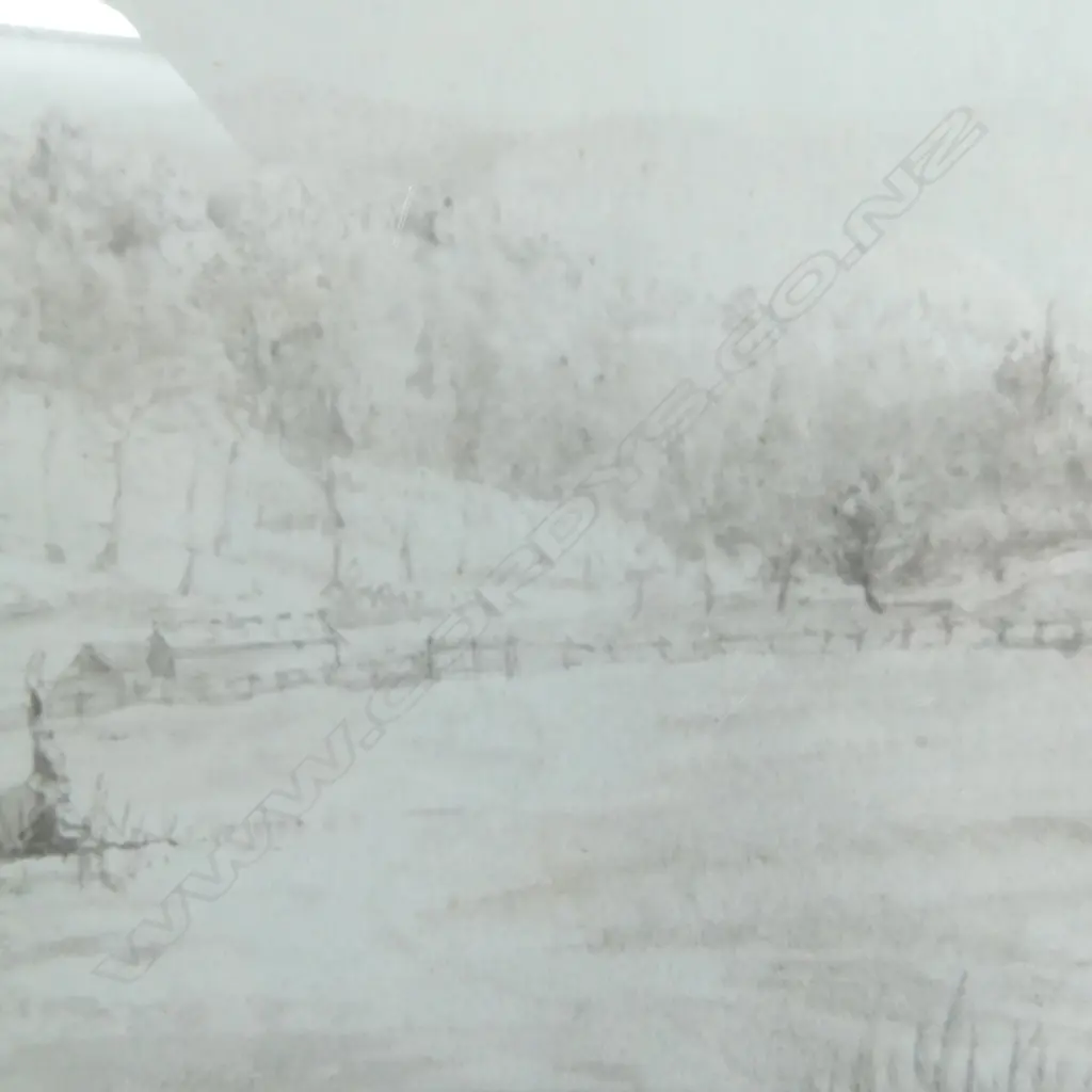 INITALLED J.W, 'RIWAKA' 1861,  WATERCOLOUR, 265 x 165mm Image 1++