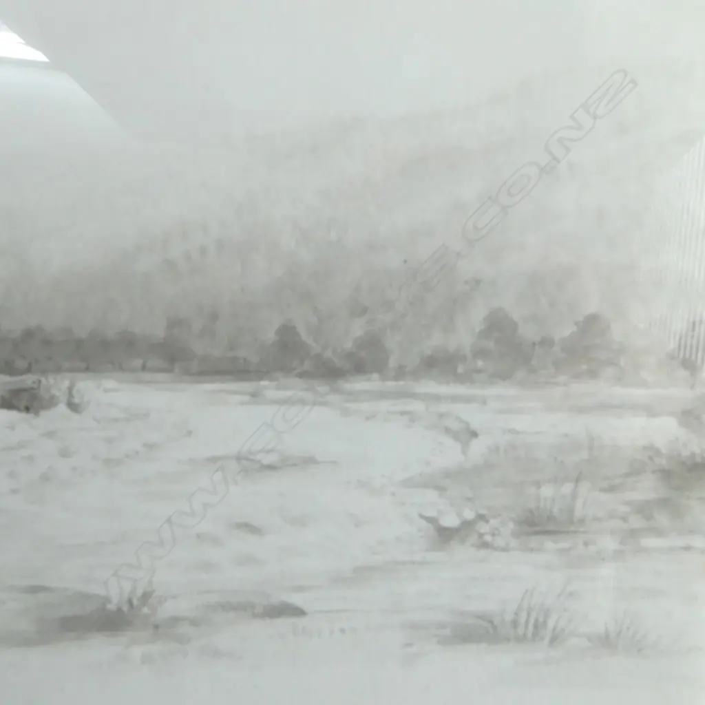 INITALLED J.W, 'RIWAKA' 1861,  WATERCOLOUR, 265 x 165mm Image 1++