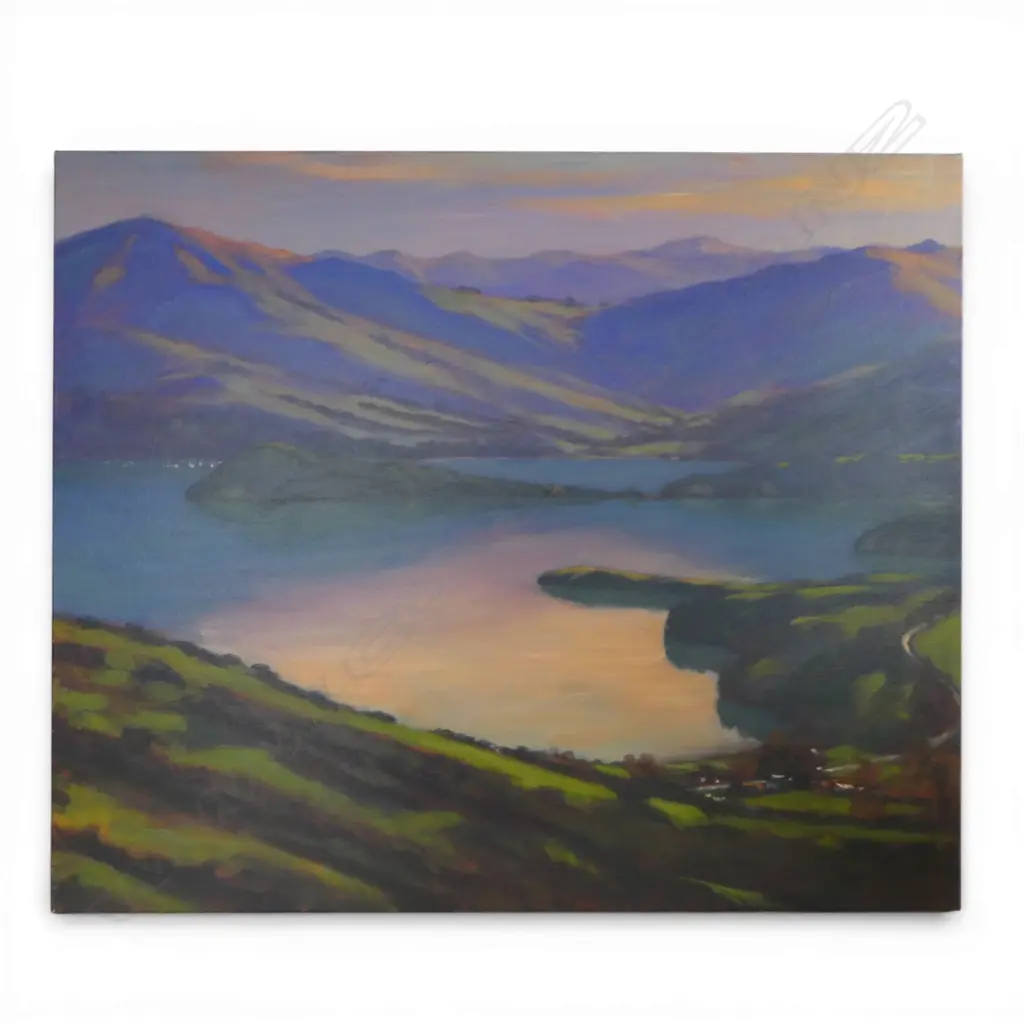 PHILIP BEADLE, TOWARDS HILLTOP - AKAROA (2020), OIL ON CANVAS, 760x910mm Image 1++
