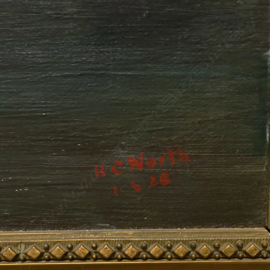 H.C NORTH, LAKE MANAPOURI, OIL ON CANVAS, 70 x 120mm Image 1++