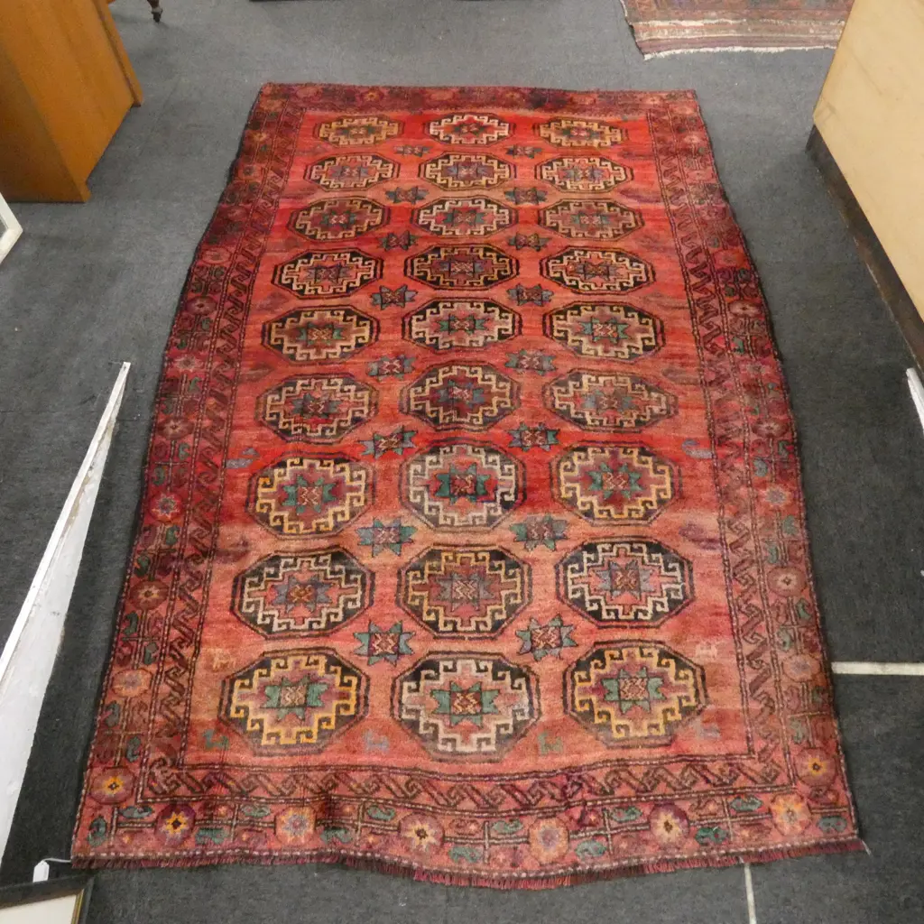 BOKHARA HAND KNOTTED ALL WOOL RUG 2200x1370mm Image 1++