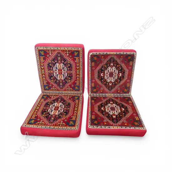 **RTV** 2 PERSIAN RUG UPHOLSTERED SQUABS 650x110x650mm