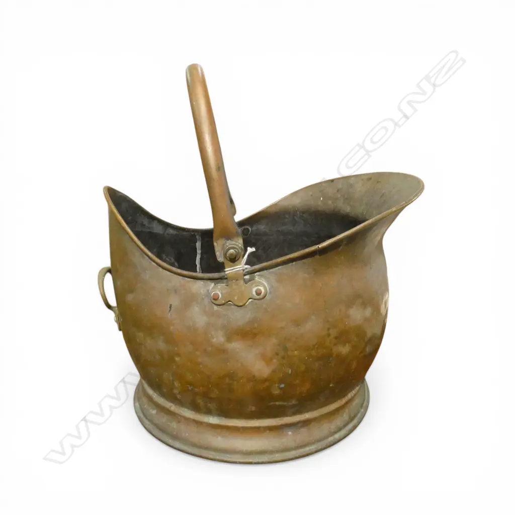 COPPER COAL SCUTTLE H.260mm Image 1++