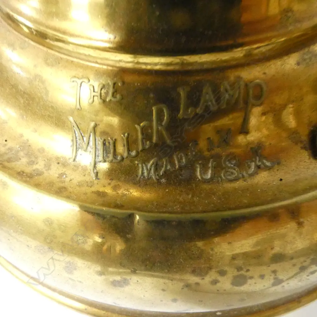 2 ANTQUE BRASS KERO LAMPS H600MM TALLEST Image 1++